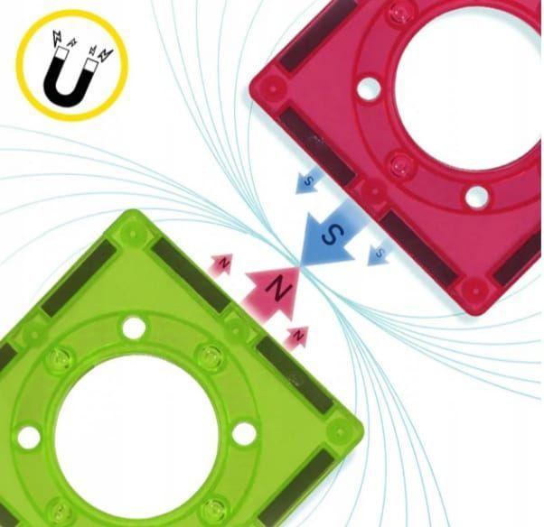 Bloques De Construcción Magnéticos 3D 125 Piezas-4