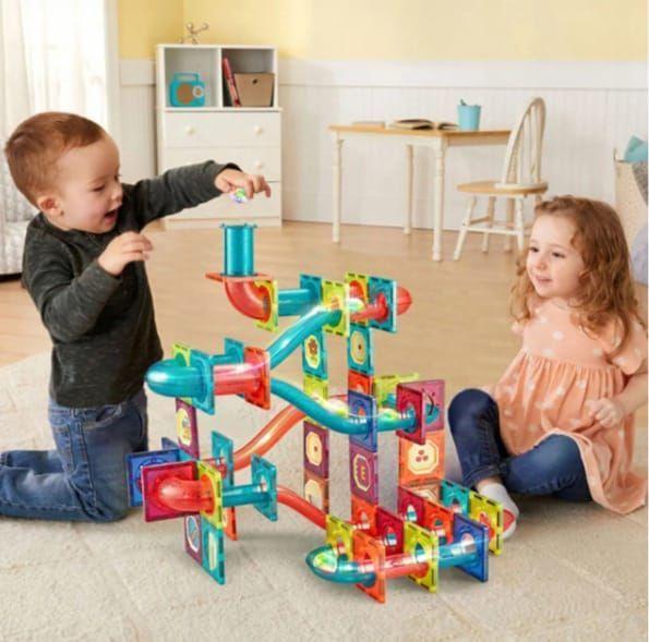 Bloques De Construcción Magnéticos 3D 125 Piezas-6