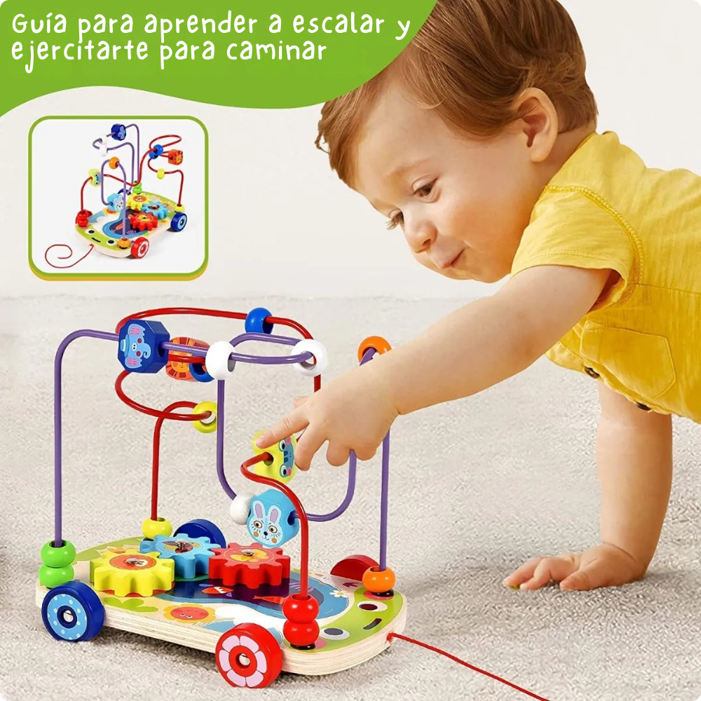 Laberinto de Cuentas Montessori con Animales-3