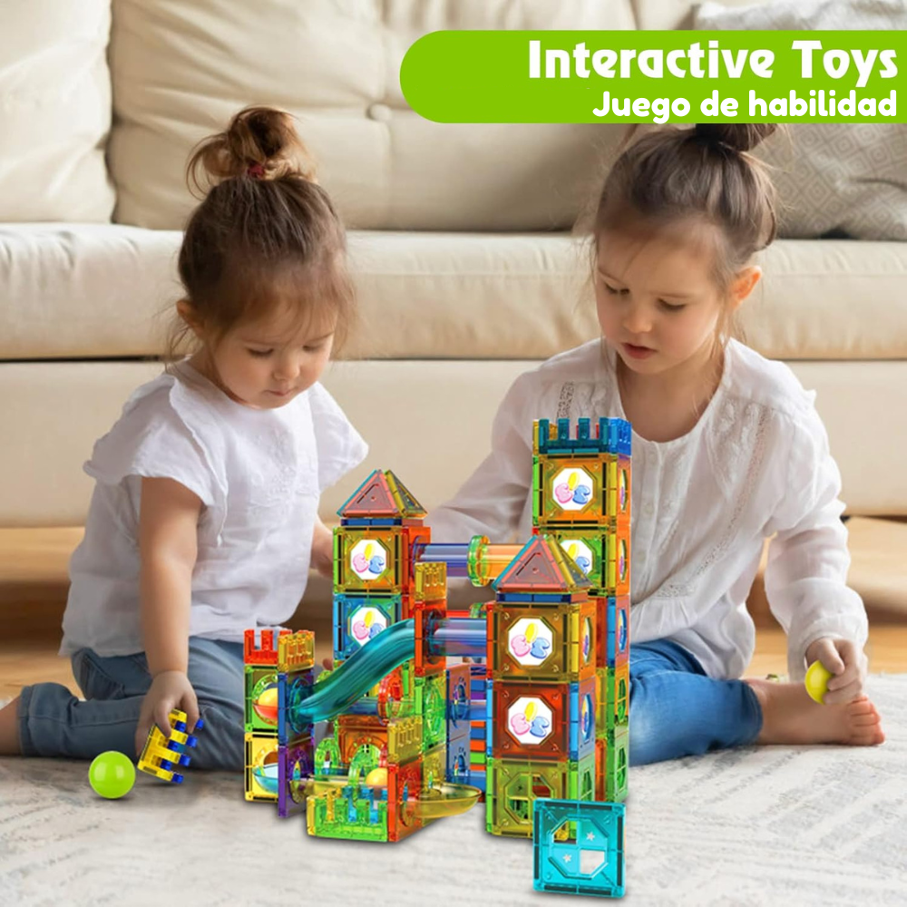 Set de Bloques Magnéticos STEM – 100 Piezas-5