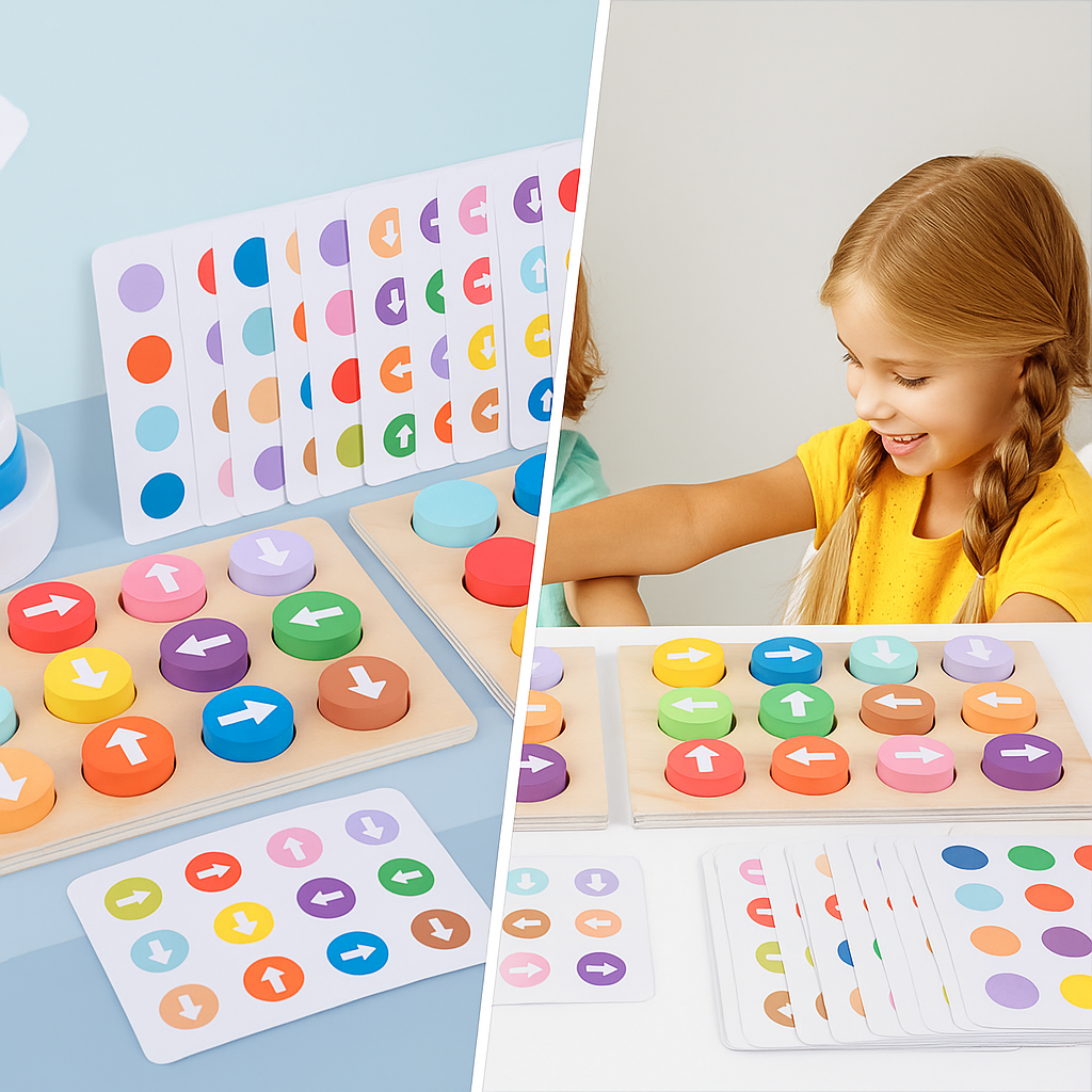 Juego de Lógica Montessori de Madera Patrones-3