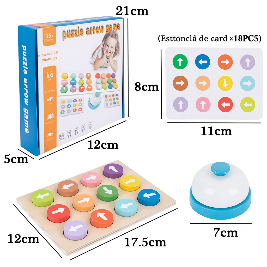 Juego de Lógica Montessori de Madera Patrones-4