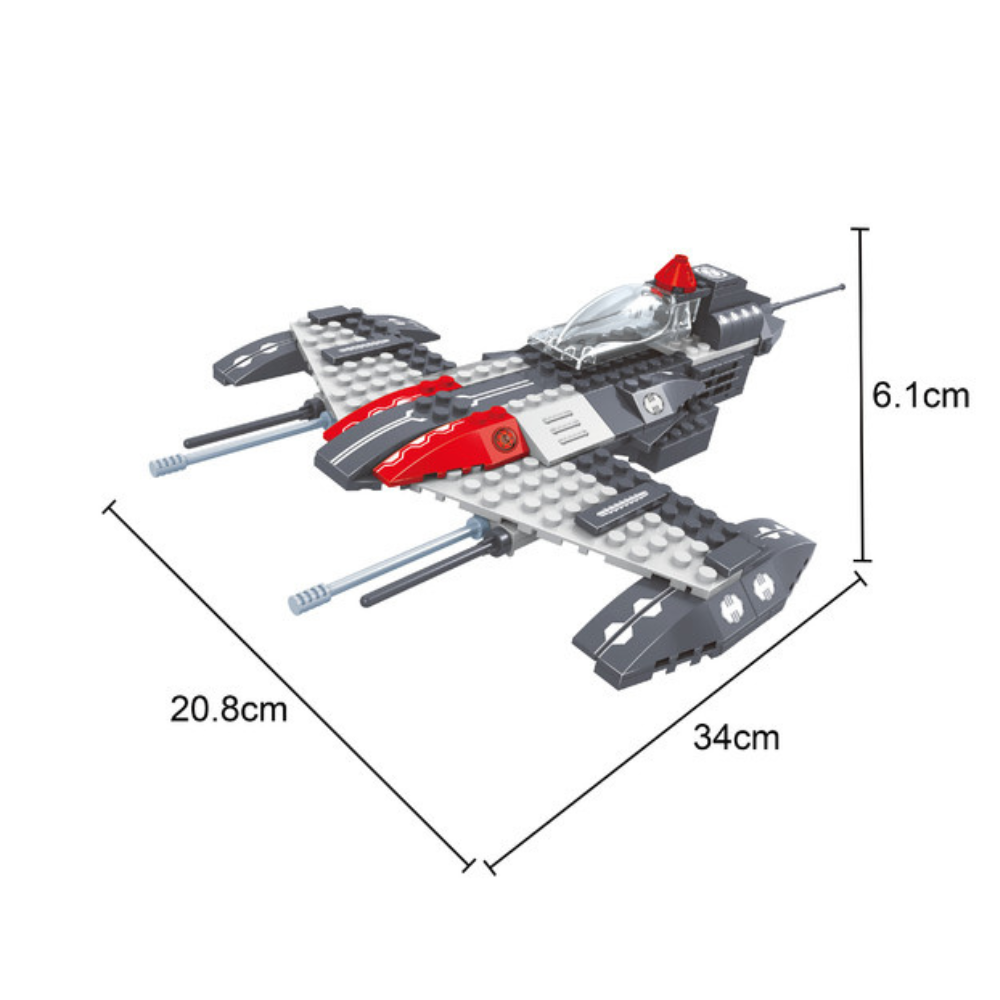 Nave Outer Space de construcci n Ausini 129 piezas-3