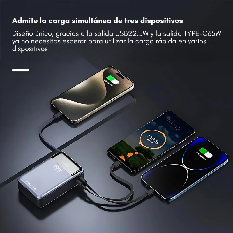 Cargador Portátil 20,000 mAh 65 W-5