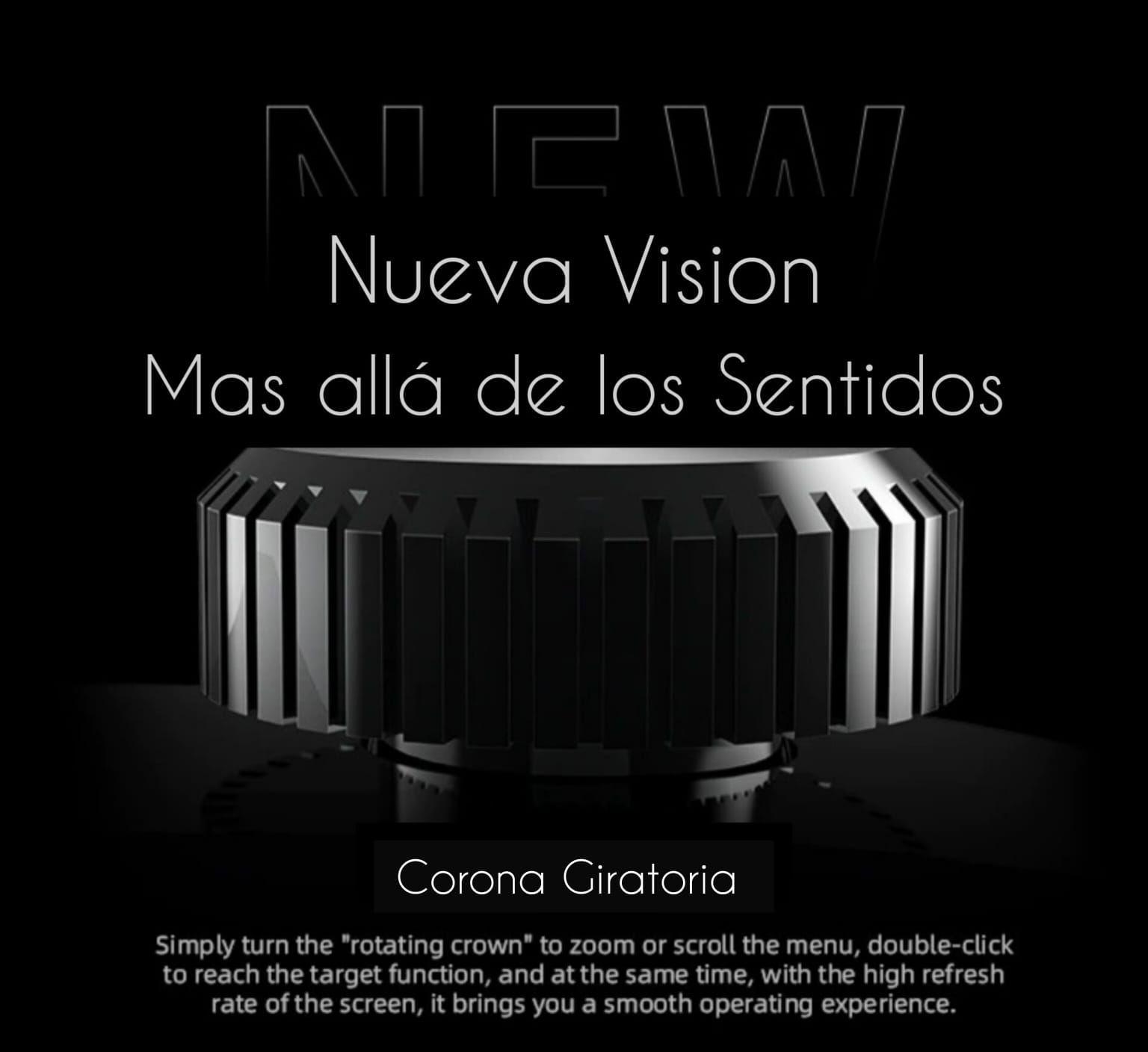 RELOJ SMARTWATCH HW3 PRO PANTALLA 3D NFC NARANJO-4