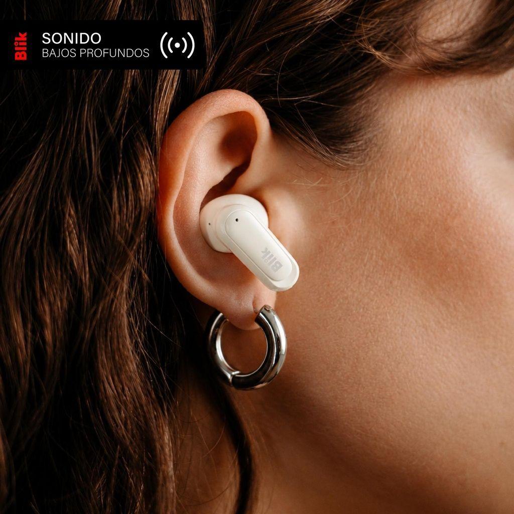 Aud fonos Bluetooth Inal mbricos Blik Air500 TWS 30H IPX4-4