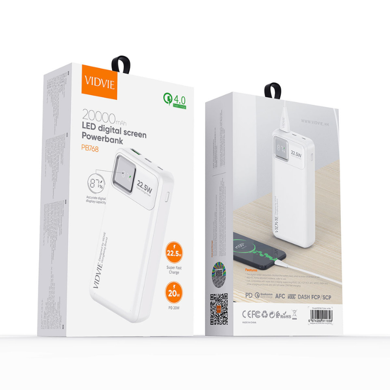 Power Bank 20.000 mAh - Vidvie Original-5