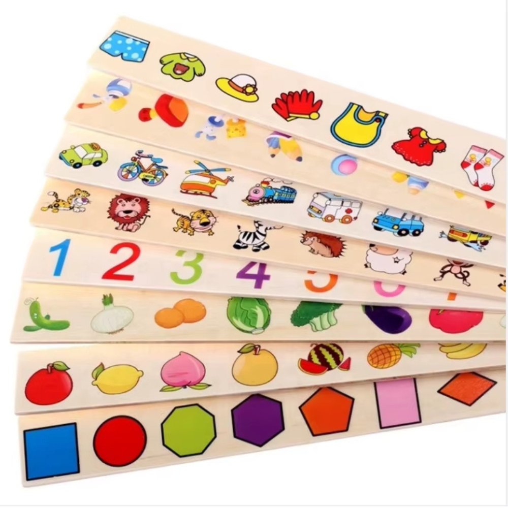 Caja Clasificadora de Madera Juego Educativo Montessori-4