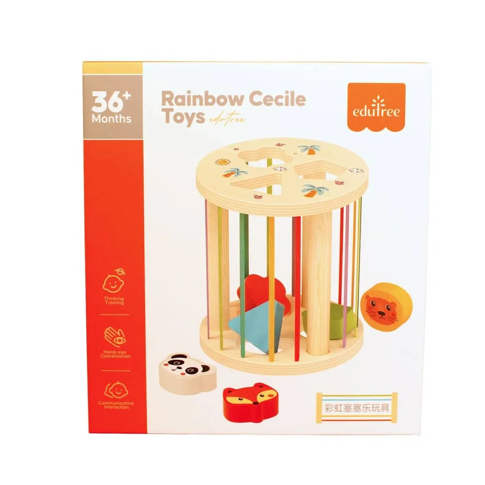 Clasificador de Formas de Madera  Juguete Montessori Educativo-6