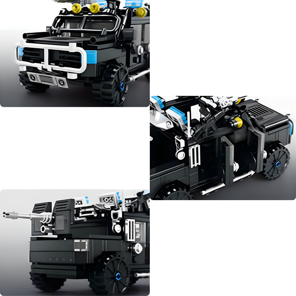 Veh culo Blindado Armable 303 Piezas Armor Vehicle K2060 STEM-2