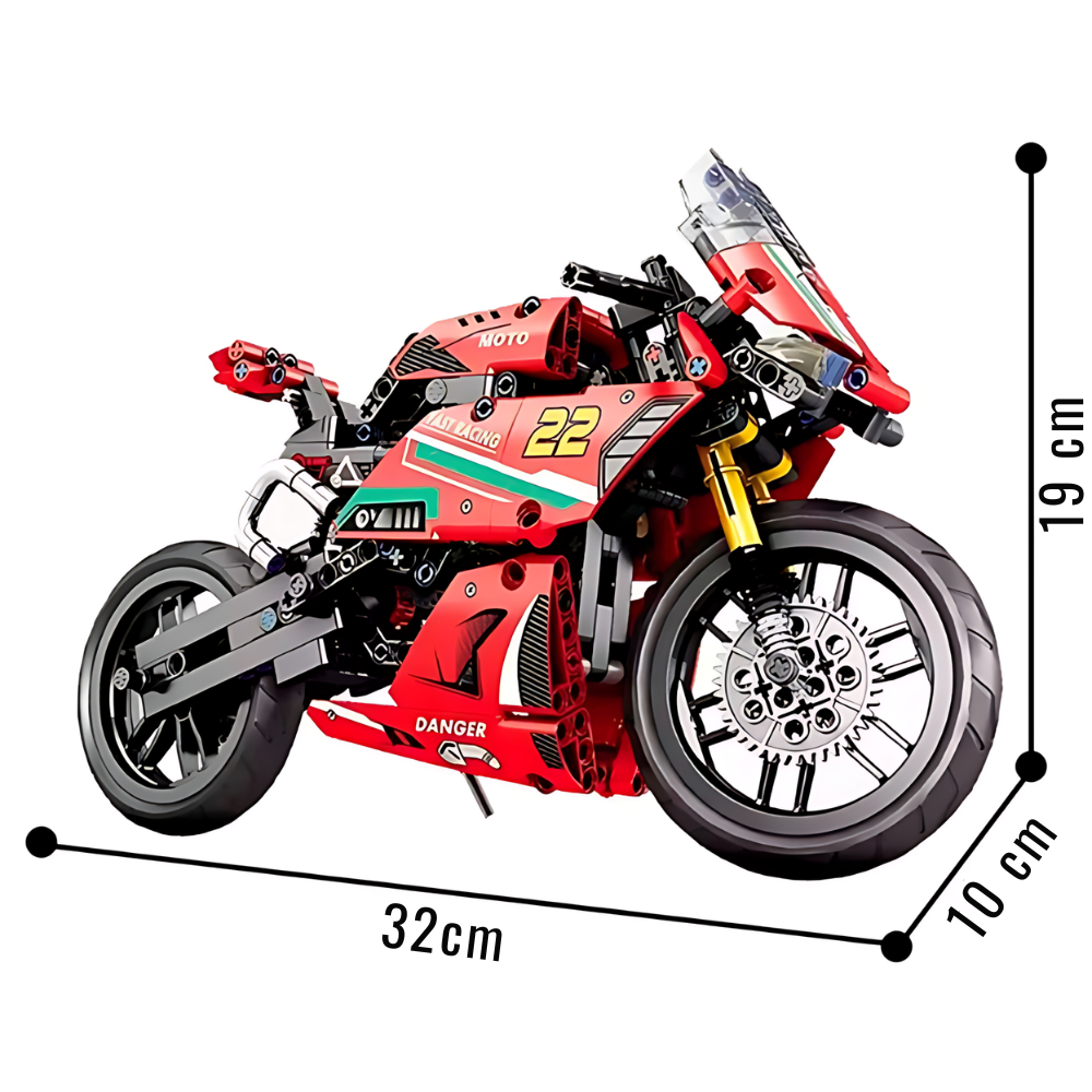 Motocicleta Ducati de Construcci n 470 Piezas-5