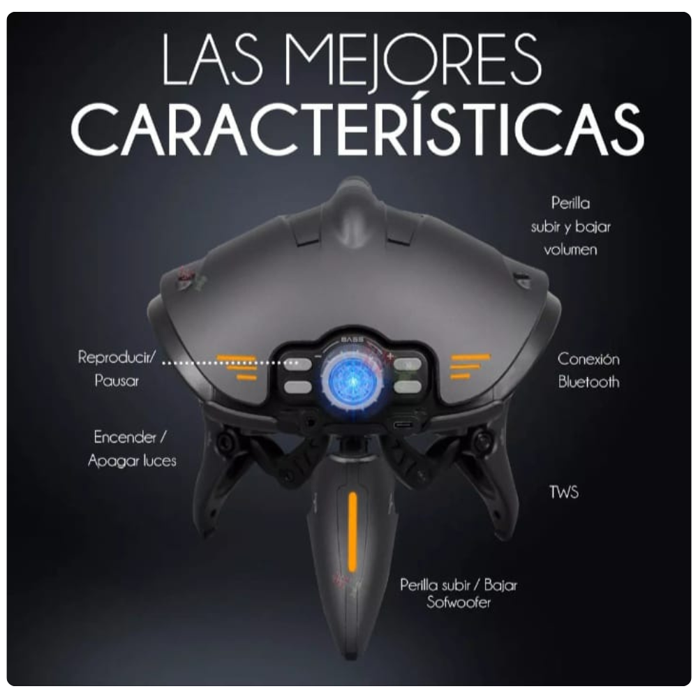 Parlante Bluetooth Portatil Proline V3NOM MasterG-4