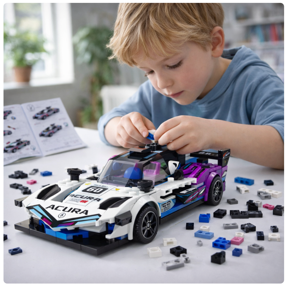 Auto Deportivo para Armar 276 Piezas Juguete de Construcci n STEM-5