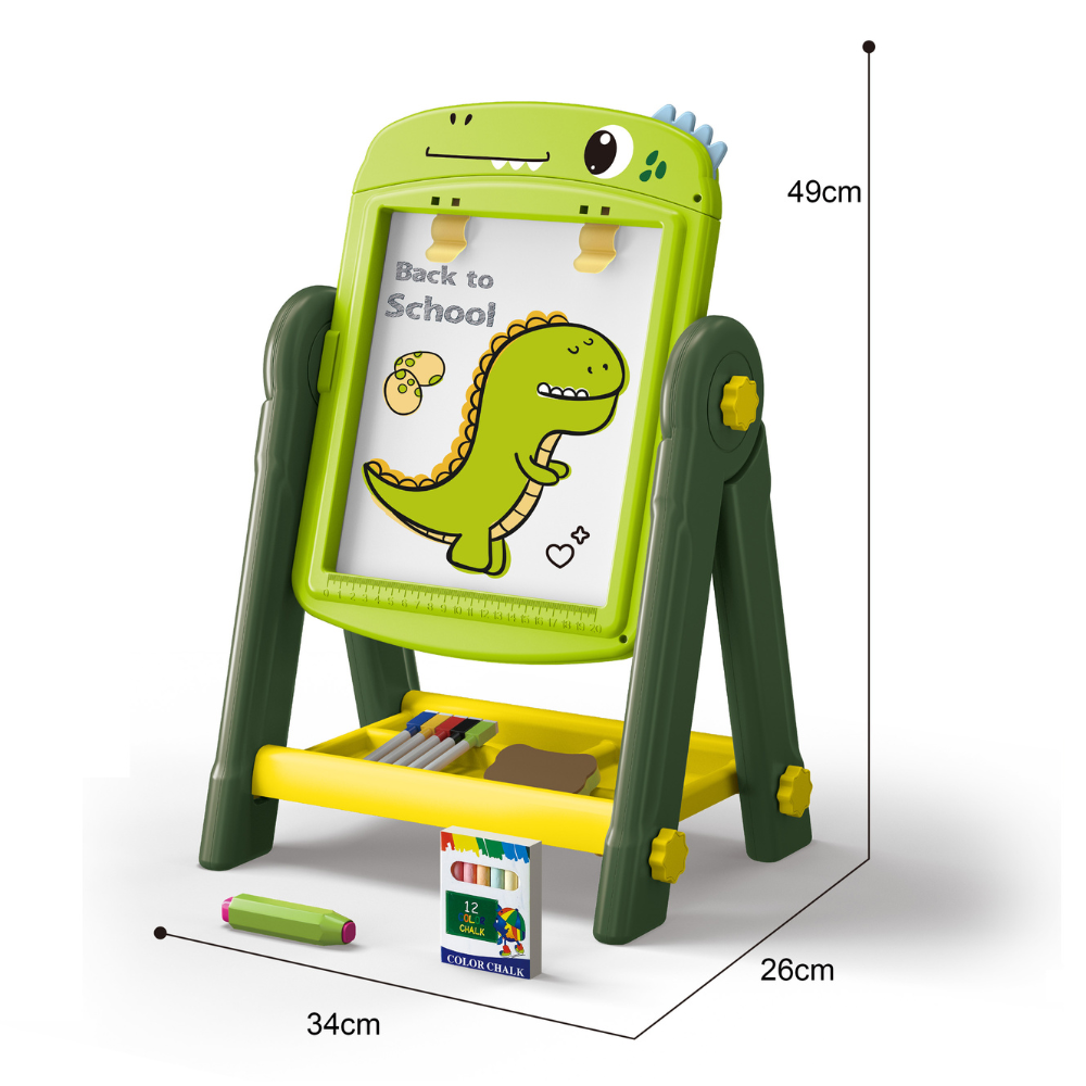 Pizarra de Dibujo Infantil 2 en 1 360° + Accesorios-5