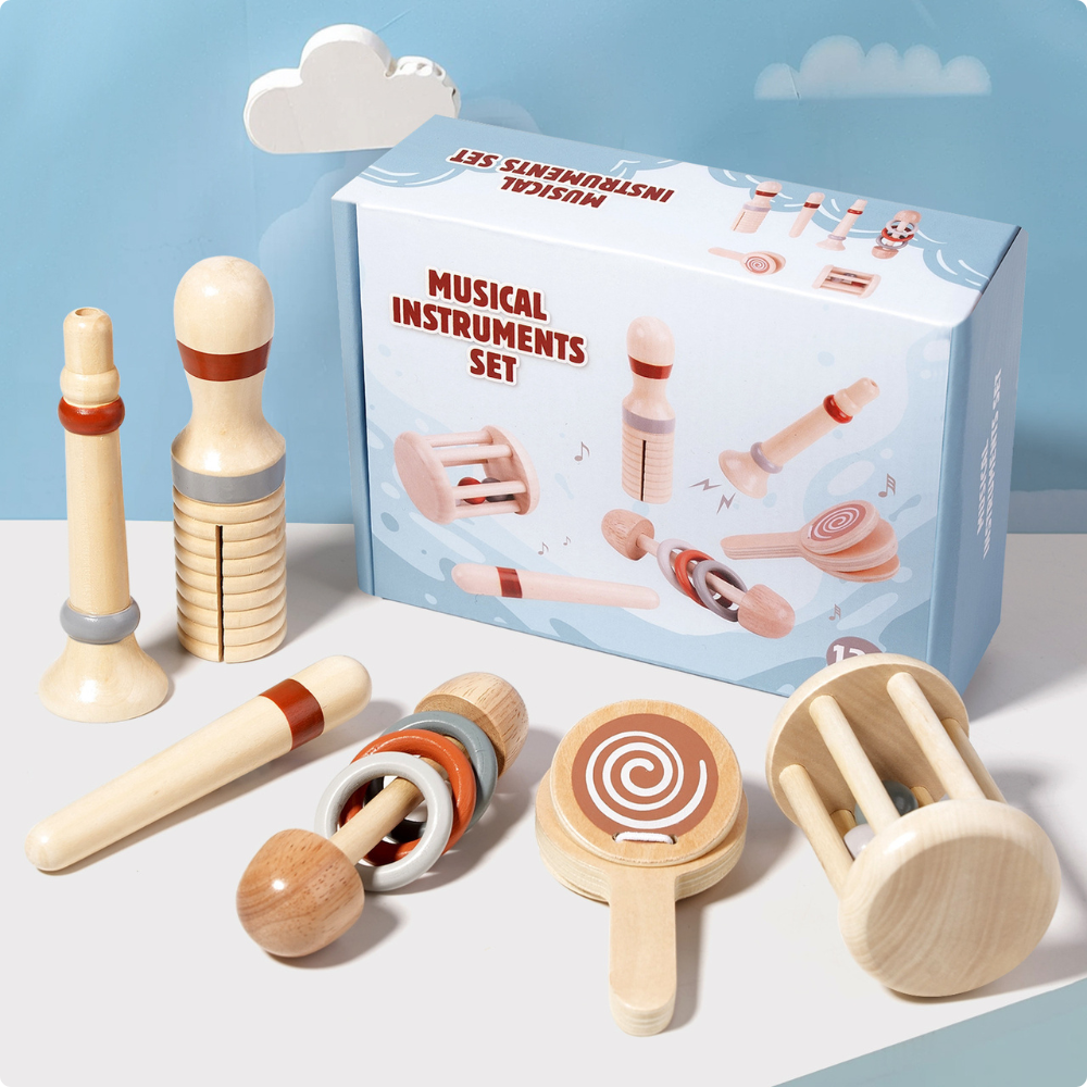 Set musical 6 piezas de Madera Educativo Montessori-5