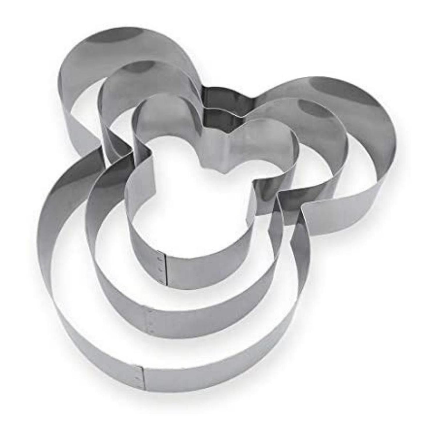 Molde Bizcocho Para Torta Ratón Cortador Masa Molde Ratón 3 Piezas-1