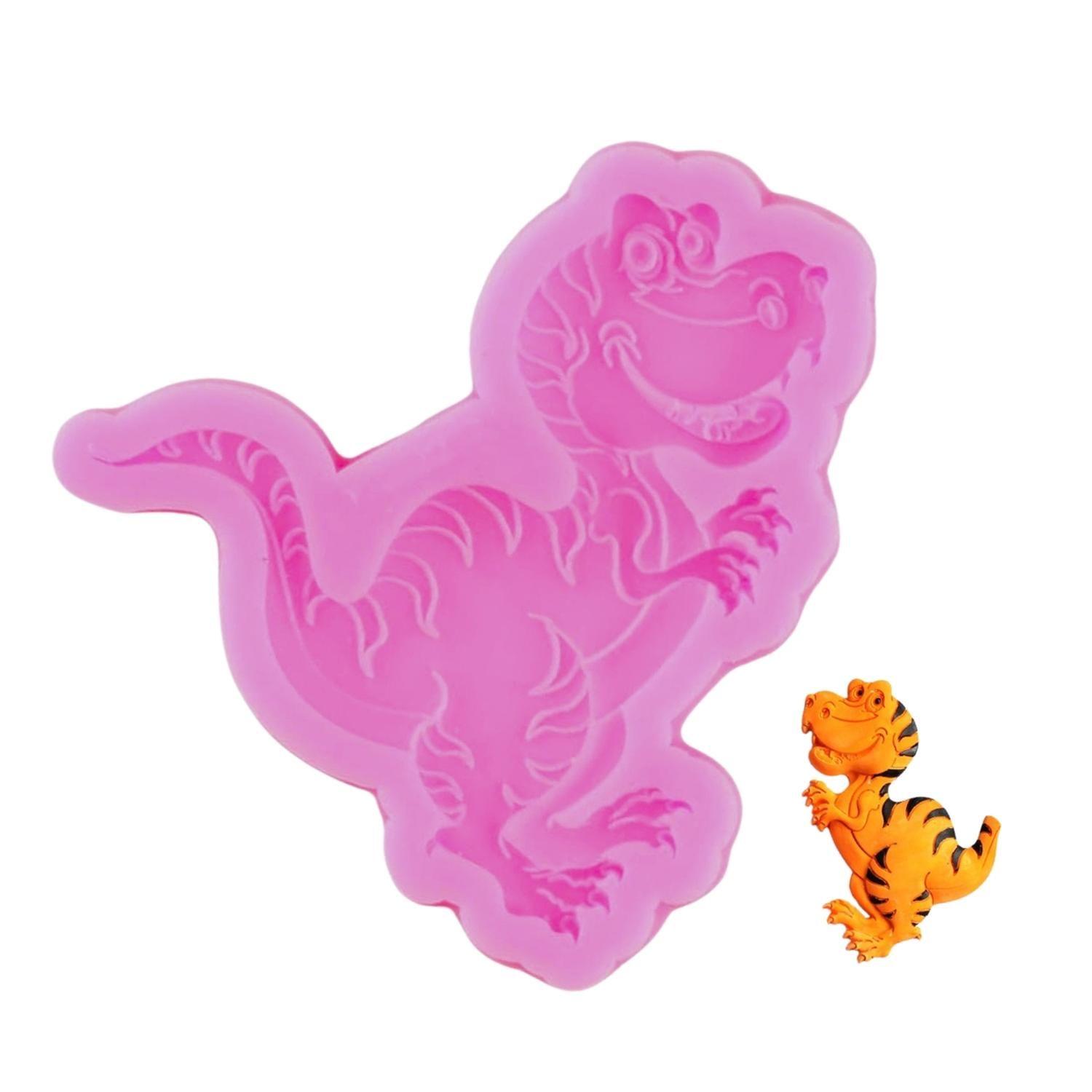 Molde Silicona Dinosaurio Para Fondant Chocolate Molde Fondant-0