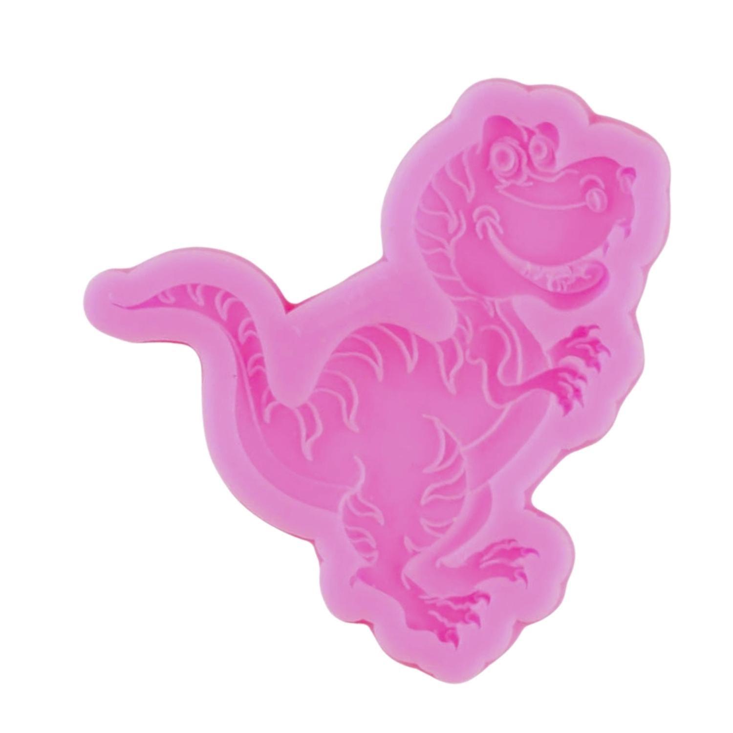 Molde Silicona Dinosaurio Para Fondant Chocolate Molde Fondant-2