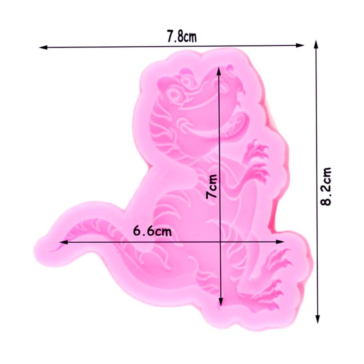 Molde Silicona Dinosaurio Para Fondant Chocolate Molde Fondant-3