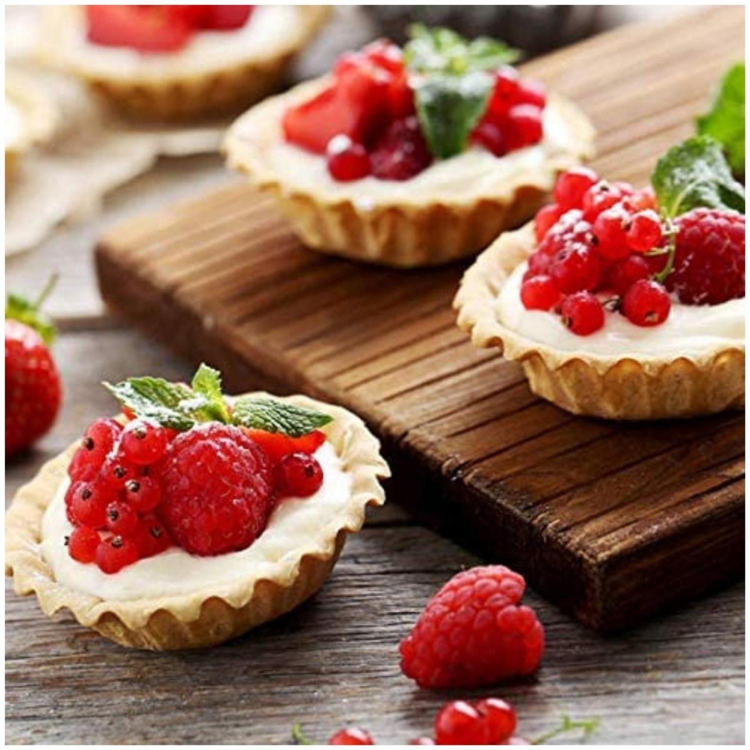 Molde Aluminio Para Tarta Fijo 12 Piezas Diámetro 7 cm-4