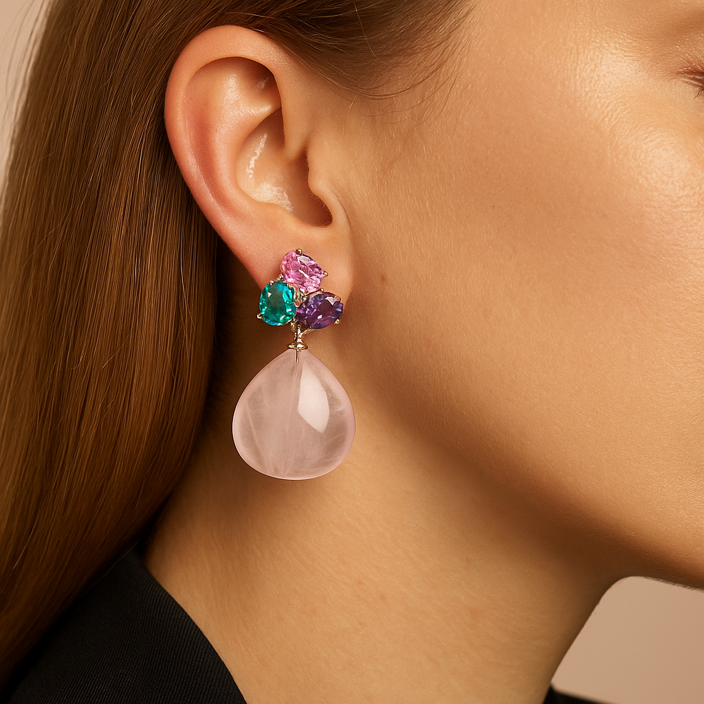 AROS CUARZO ROSA PLATA-1