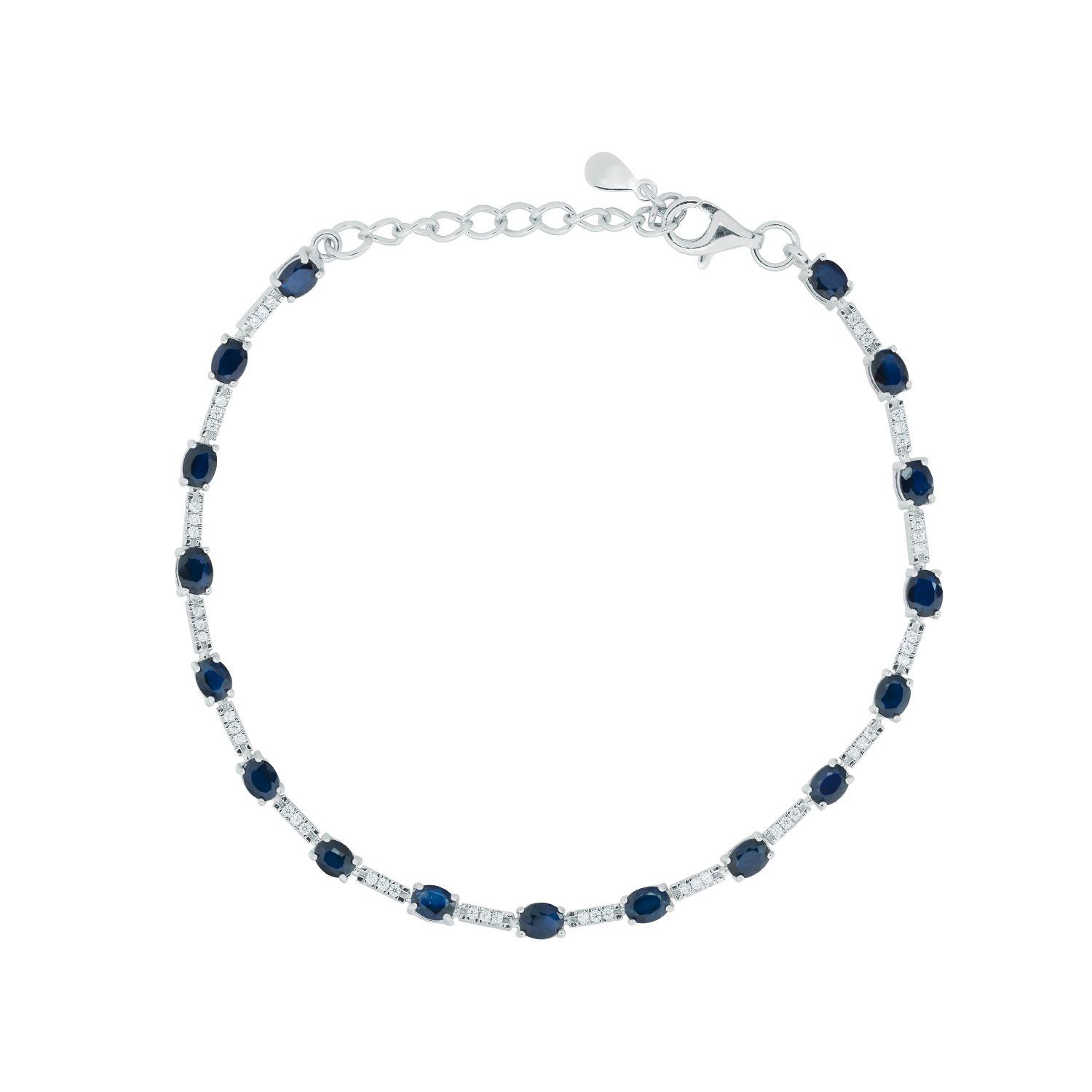 Pulsera Bloom Zafiros Naturales 5,99Ct-0