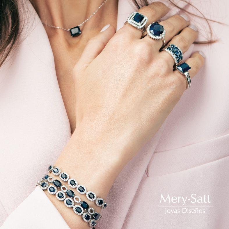 Pulsera Bloom Zafiros Naturales 5,99Ct-2