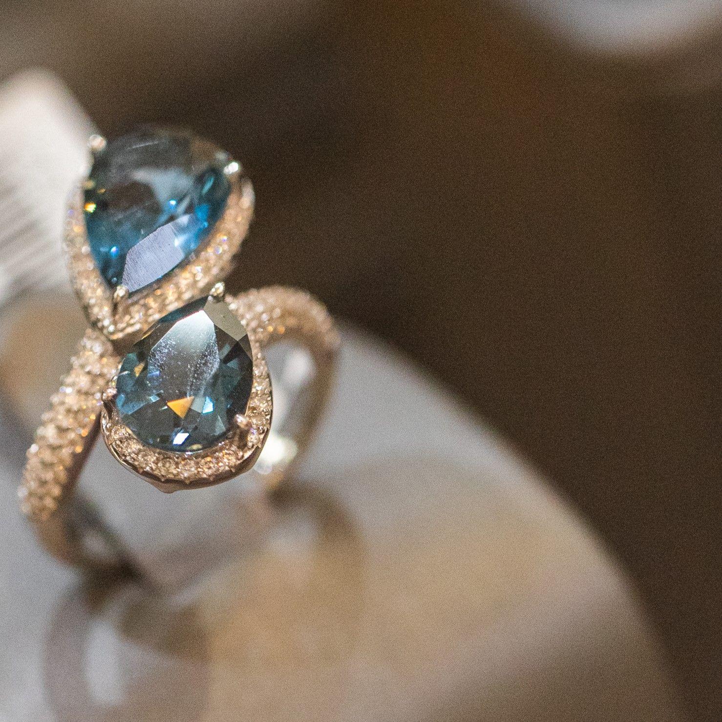 Anillo Bloom Topacio London 6,59 Ct #14-3