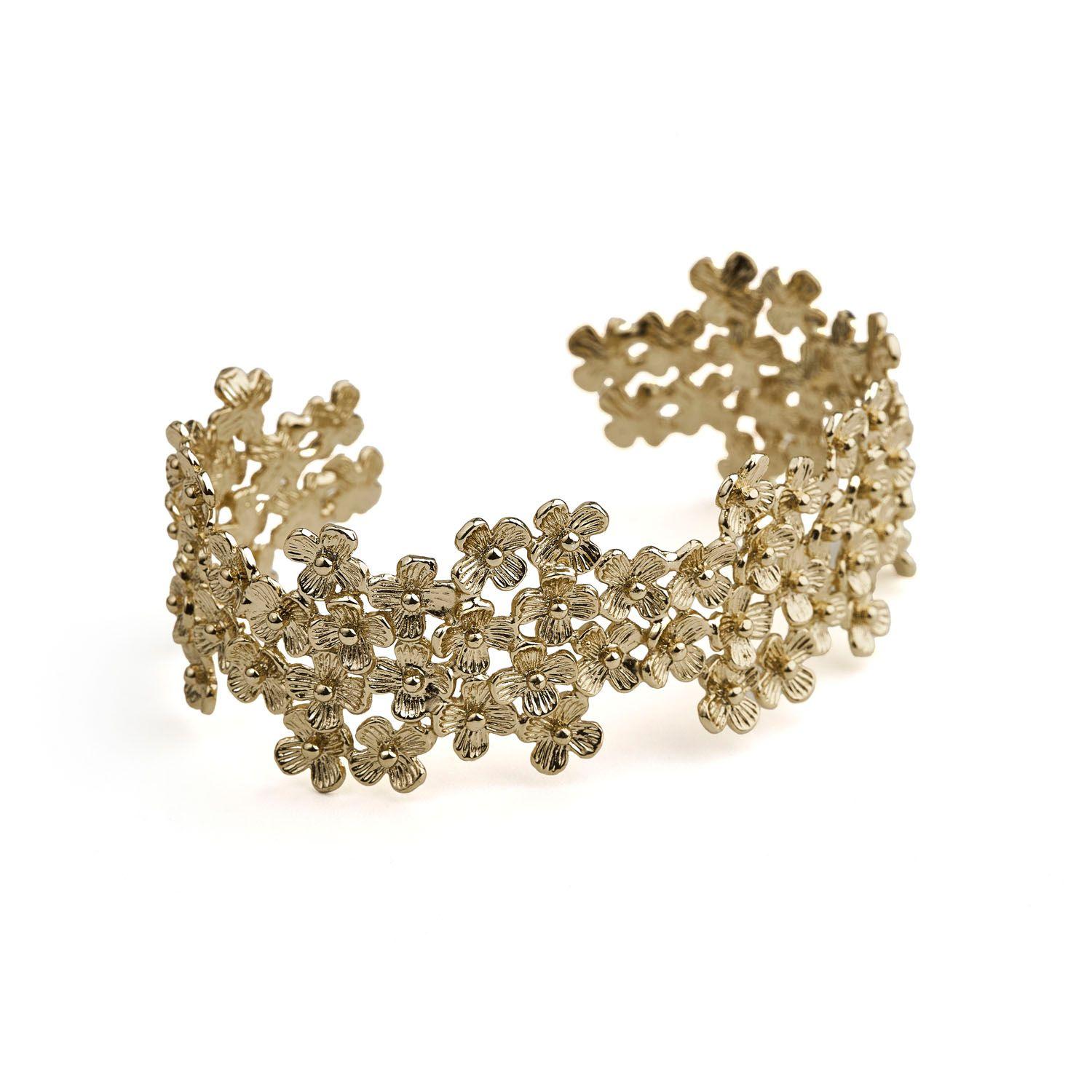 Esclava Plata Amapolas Delgada Elite-2