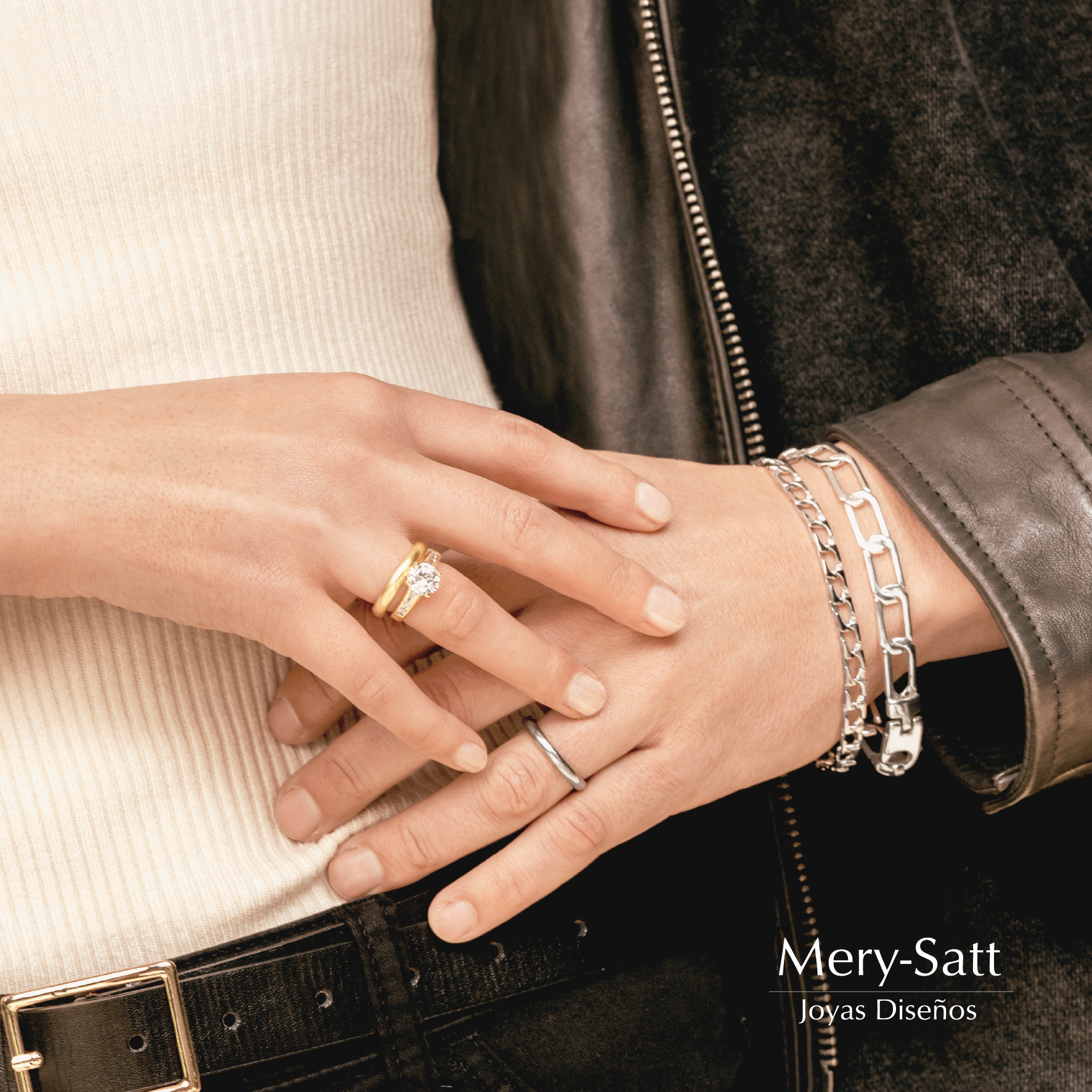 Pulsera Hombre Eslabones Cuadrados - 21Cm-3