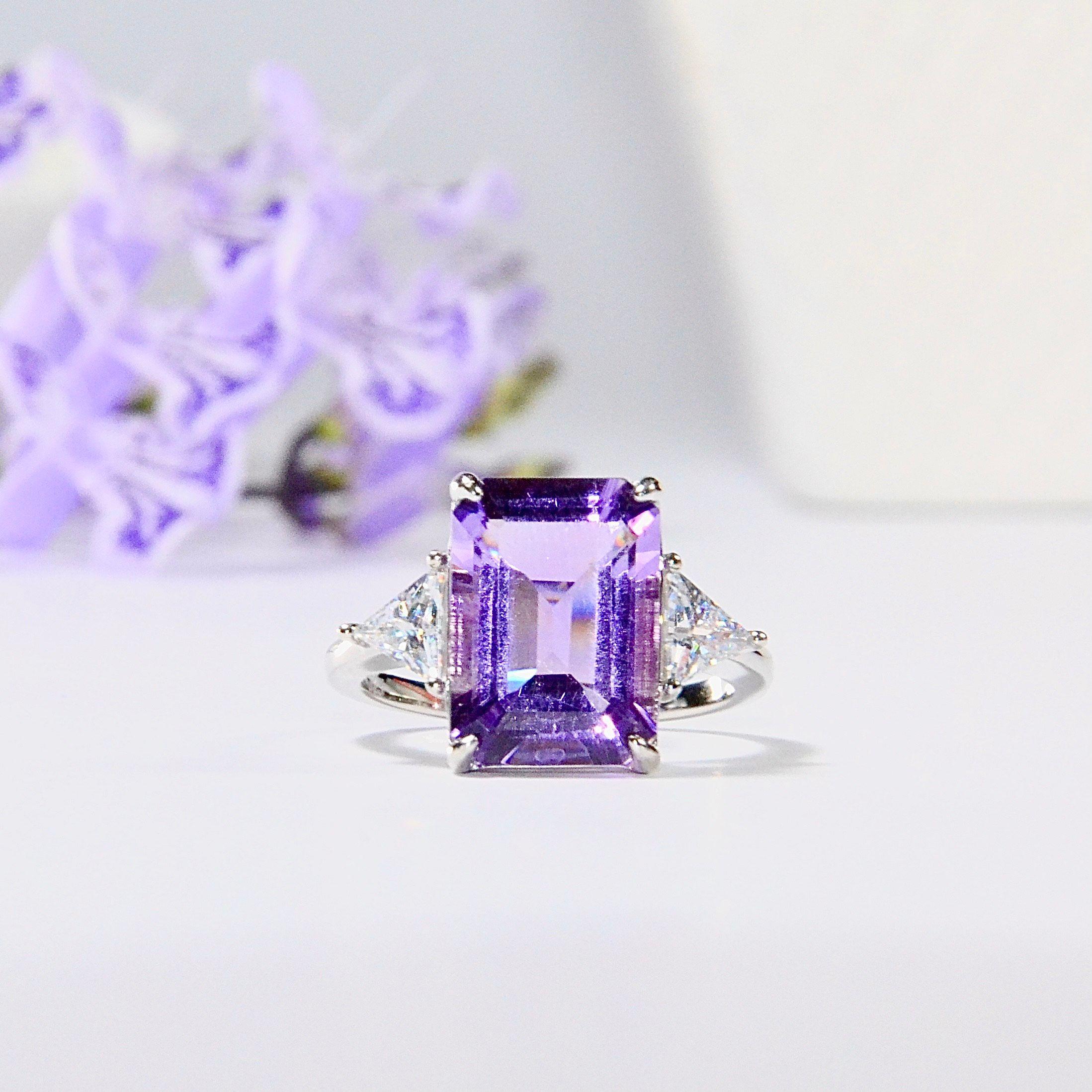 Anillo Bloom Amatista 4,5Ct #16-1