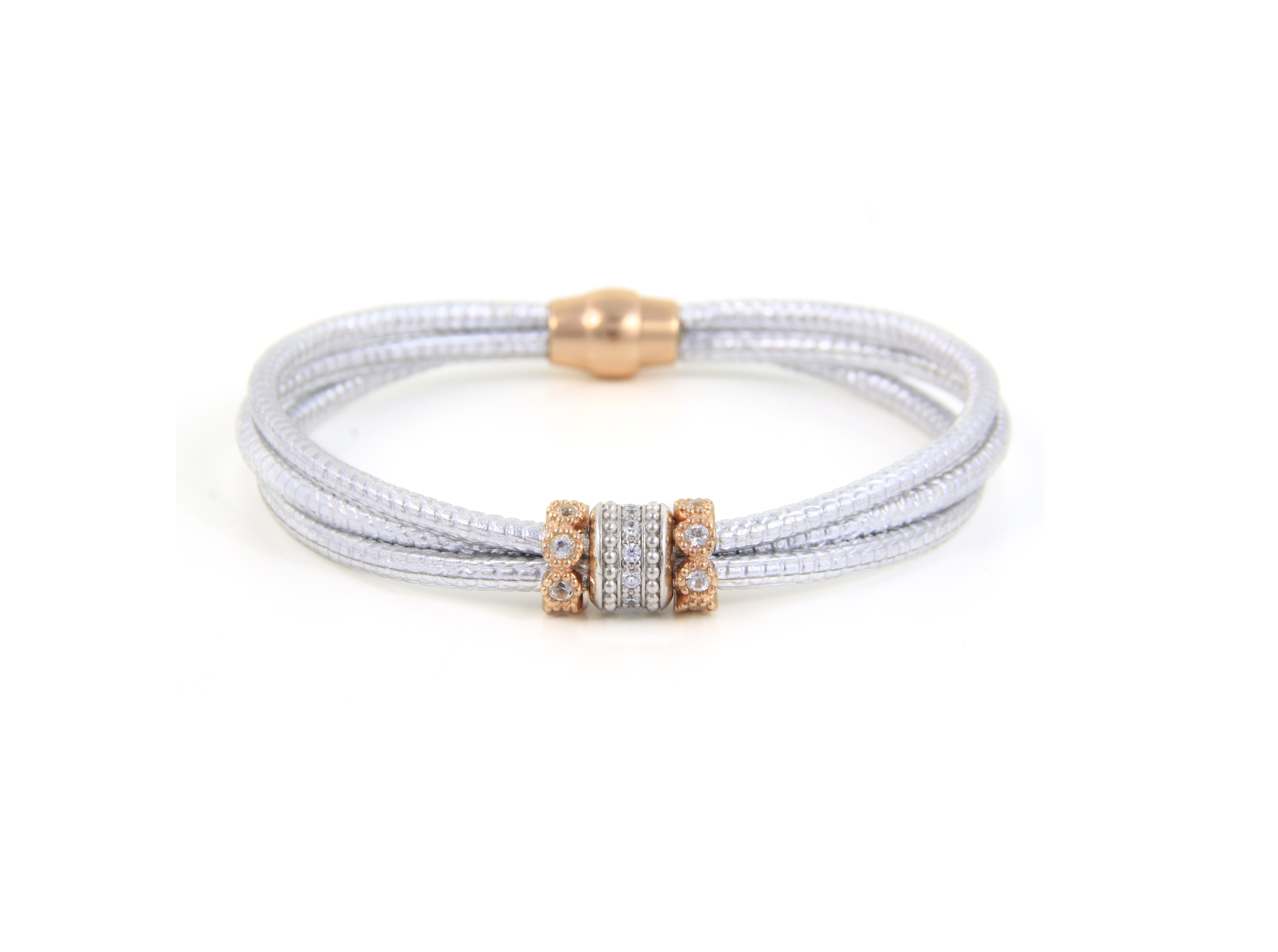 Pulsera Lucca Plata-0