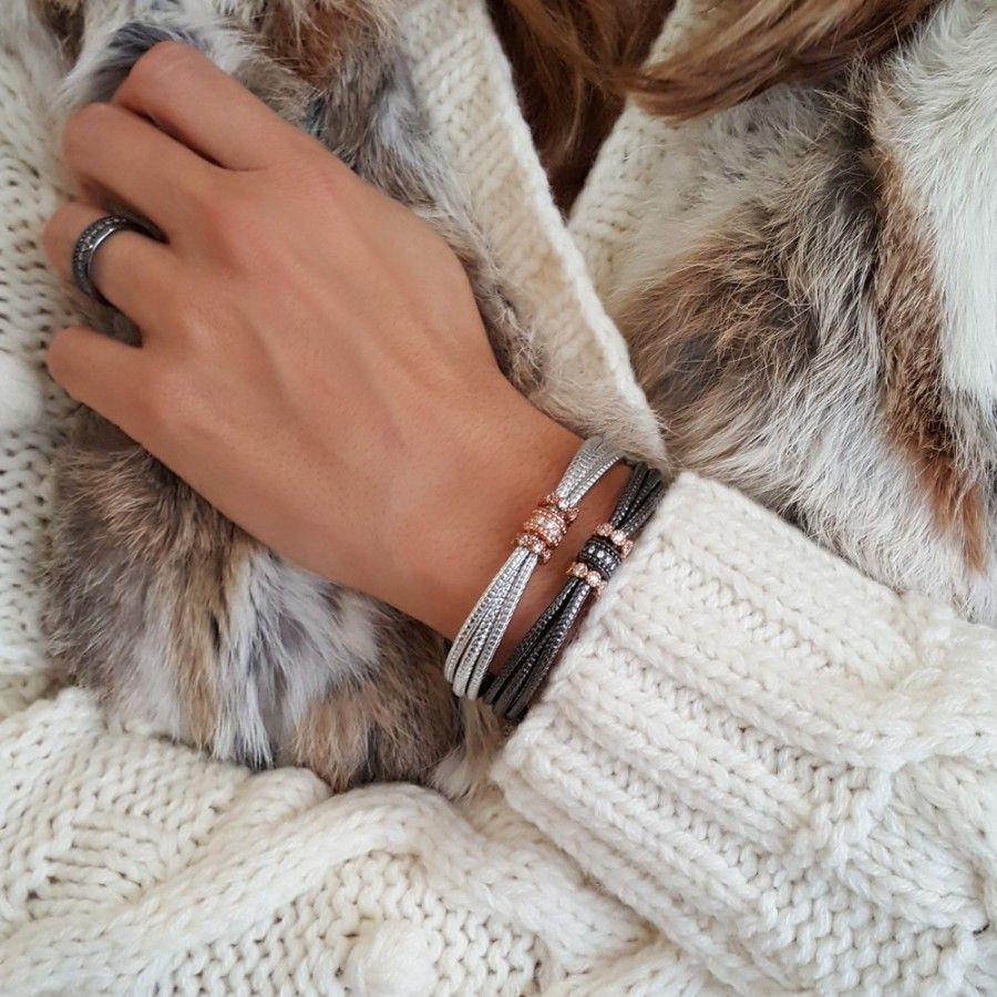 Pulsera Lucca Plata-2