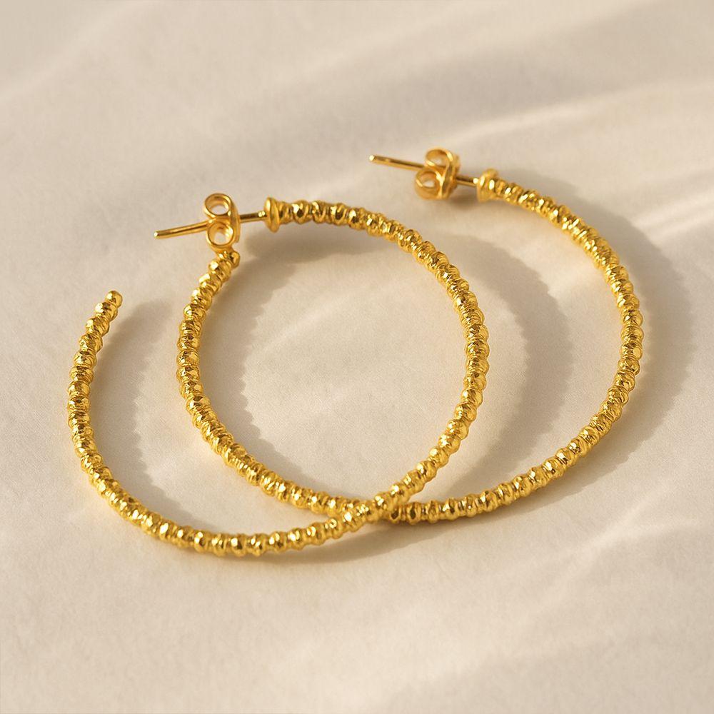 AROS ARGOLLAS DE ORO DIAMANTADAS-2