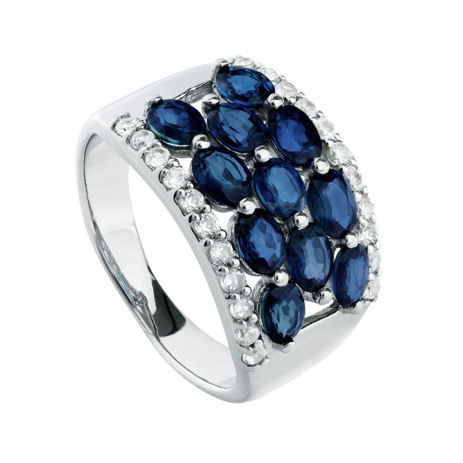 Anillo Bloom Zafiro Azul 4,03Ct #13-0