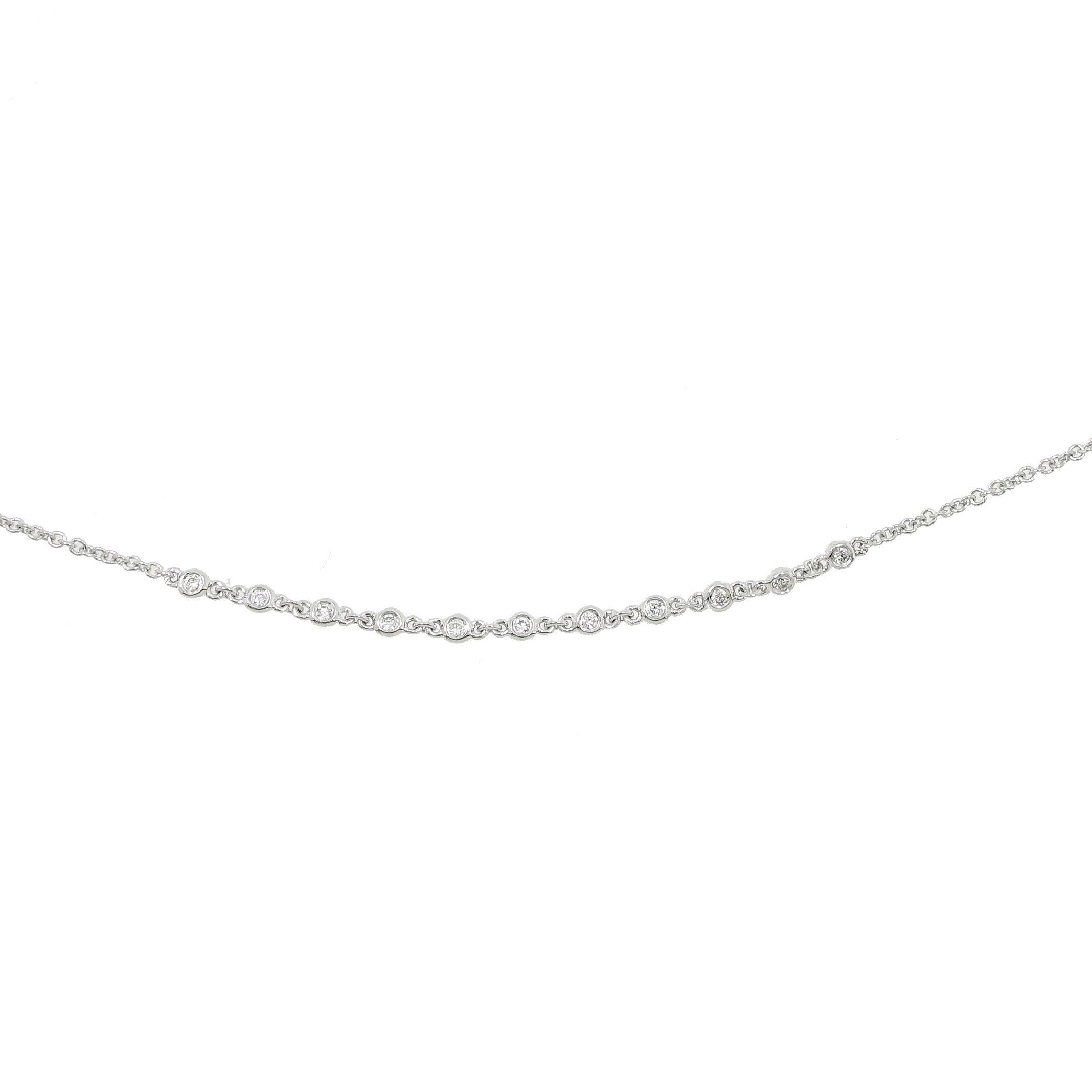 Collar Ob Cadena 11 Brillantes 0.11Ct-0