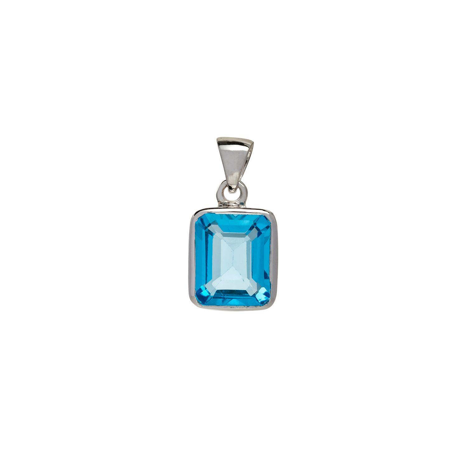 Colgante Bloom Topacio Celeste Natural  2,59Ct-0