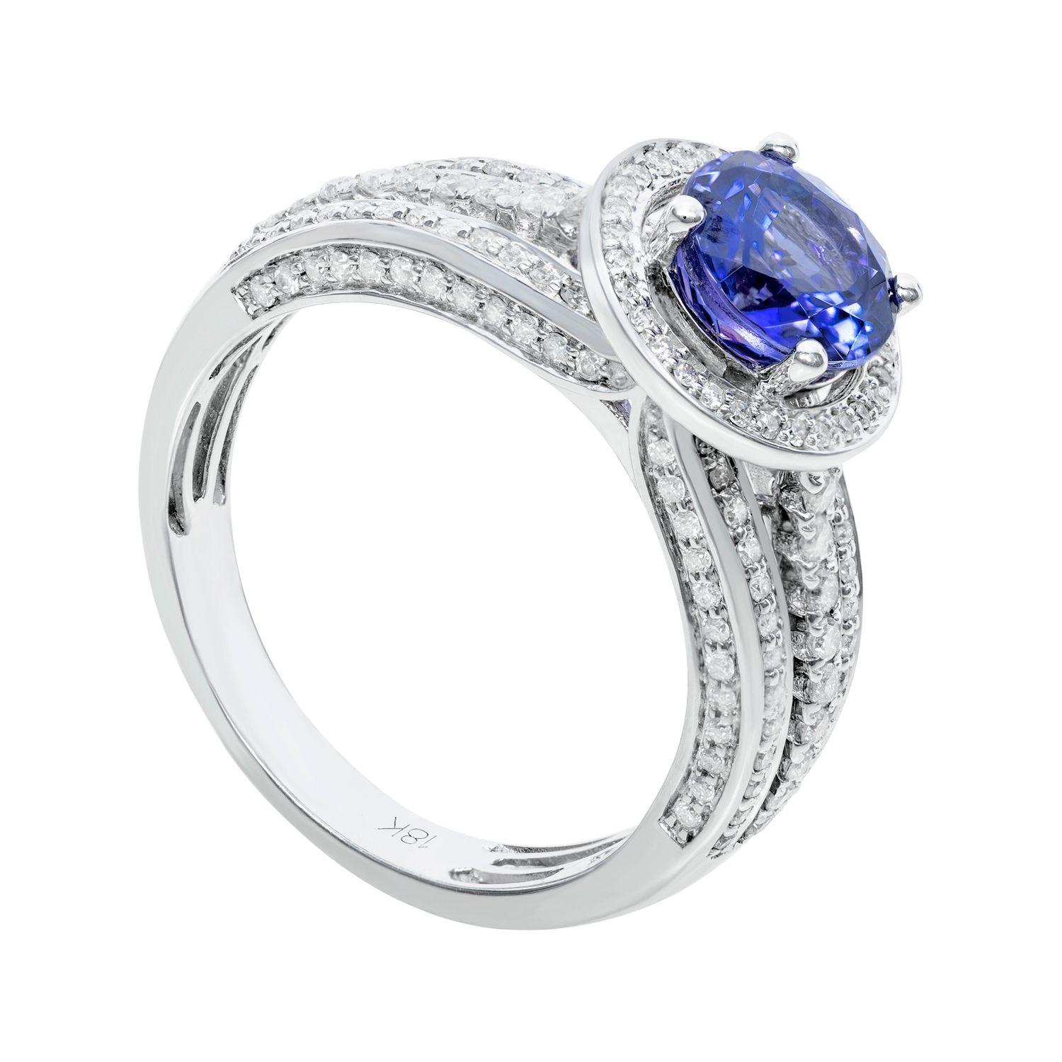 Anillo Tanzanita Ob Btes #14.5-0