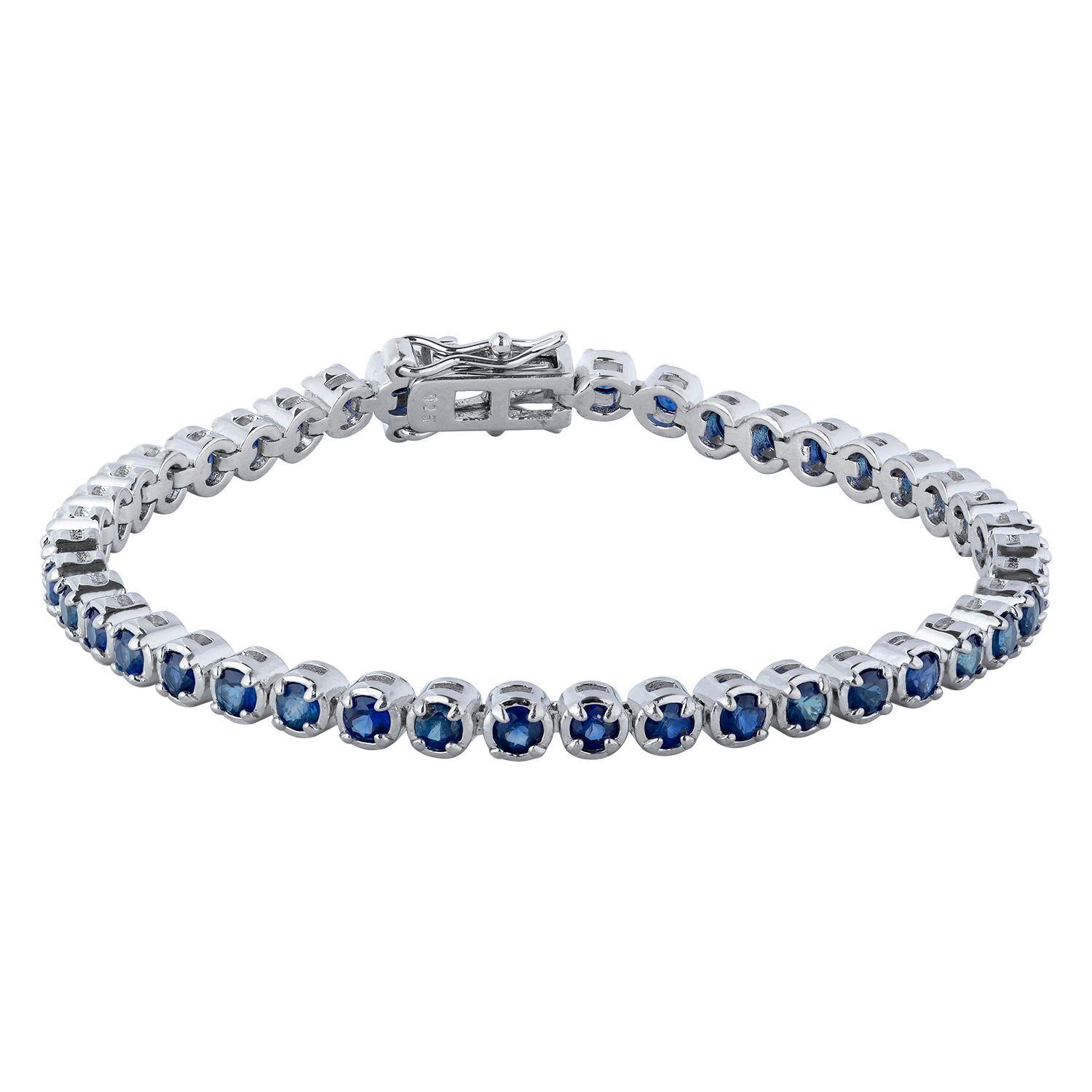 Pulsera Bloom Zafiros Naturales 8,9Ct-0