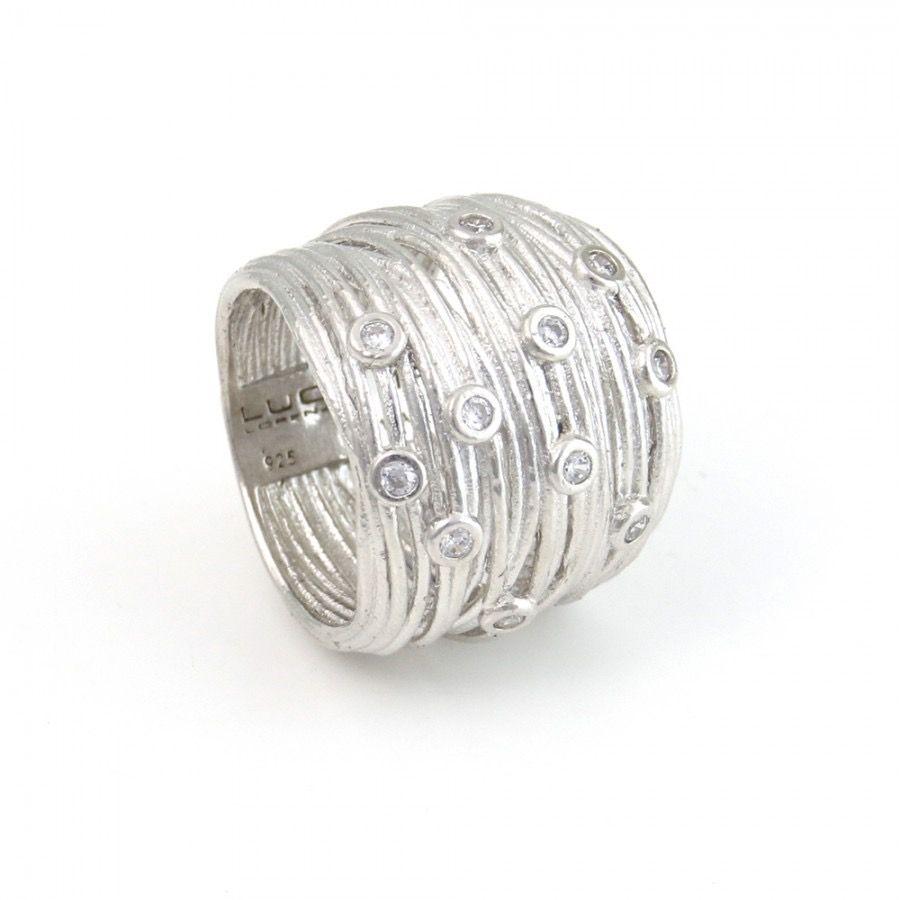 Anillo Italiano Lucca Lorenzini Plata 925 #11-2