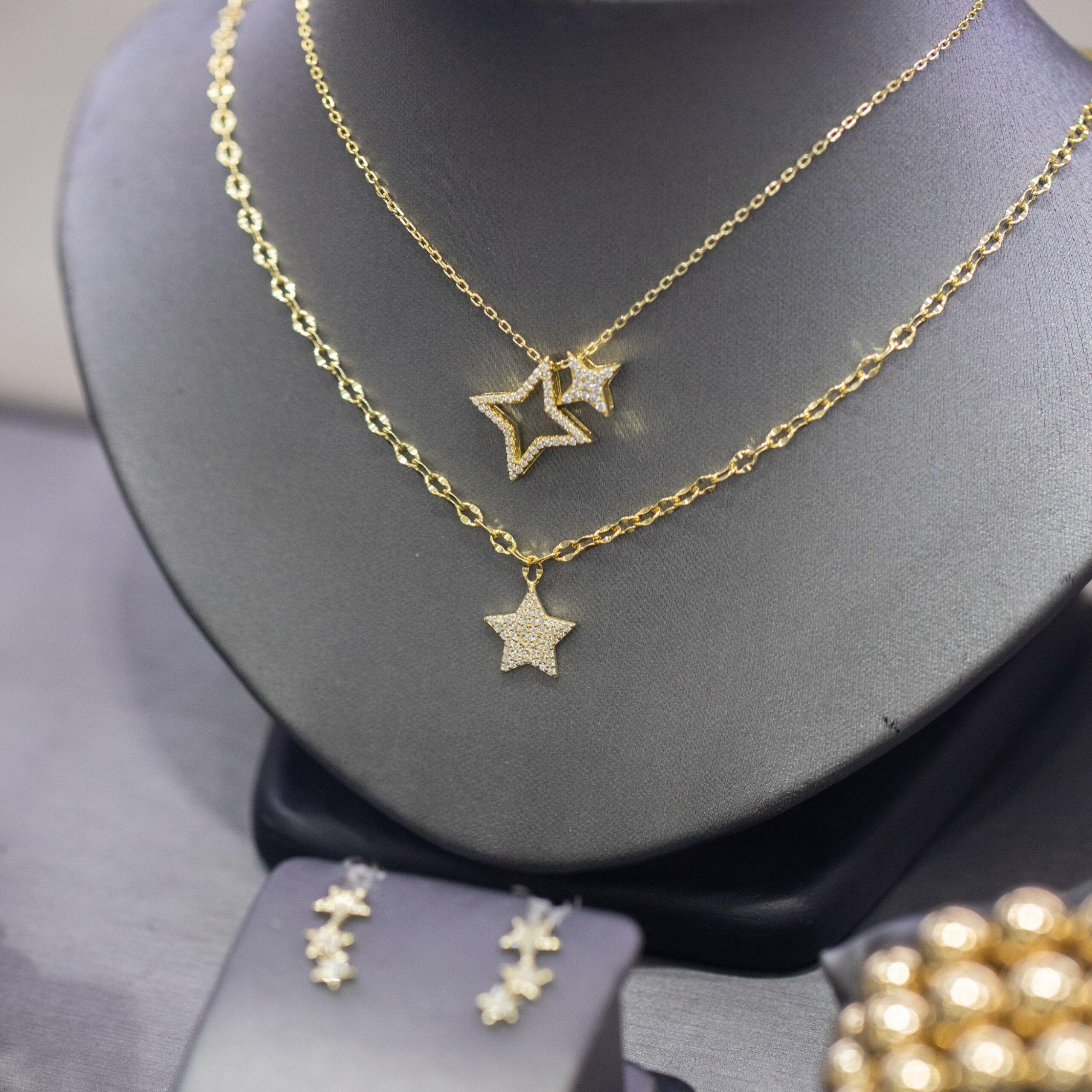 Collar  Estrella Brillante - 11Mm-2