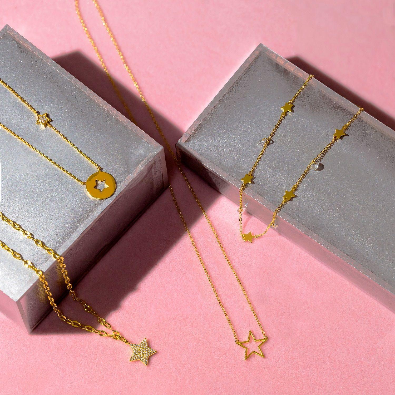 Collar  Estrella Brillante - 11Mm-3