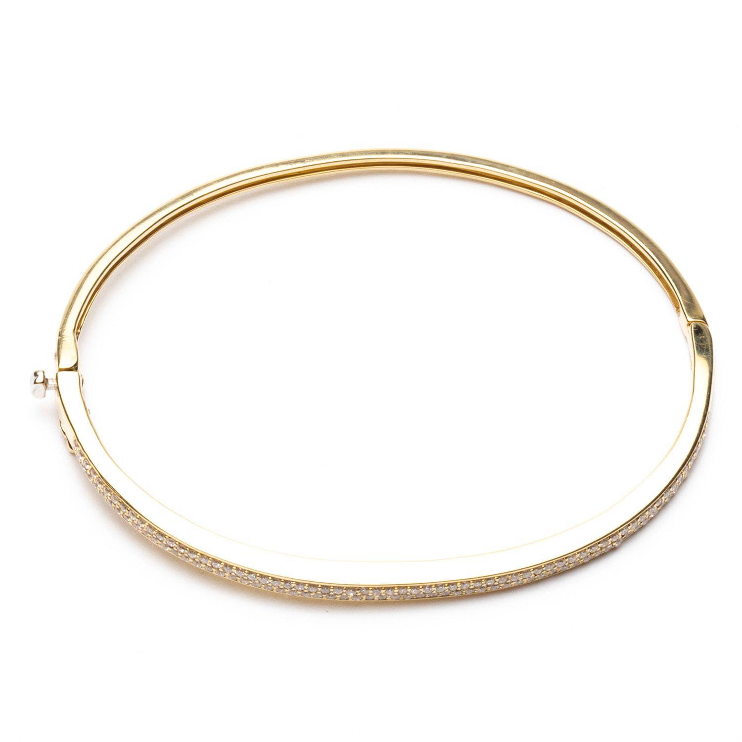 Esclava Oro Amarillo Diamantes-5