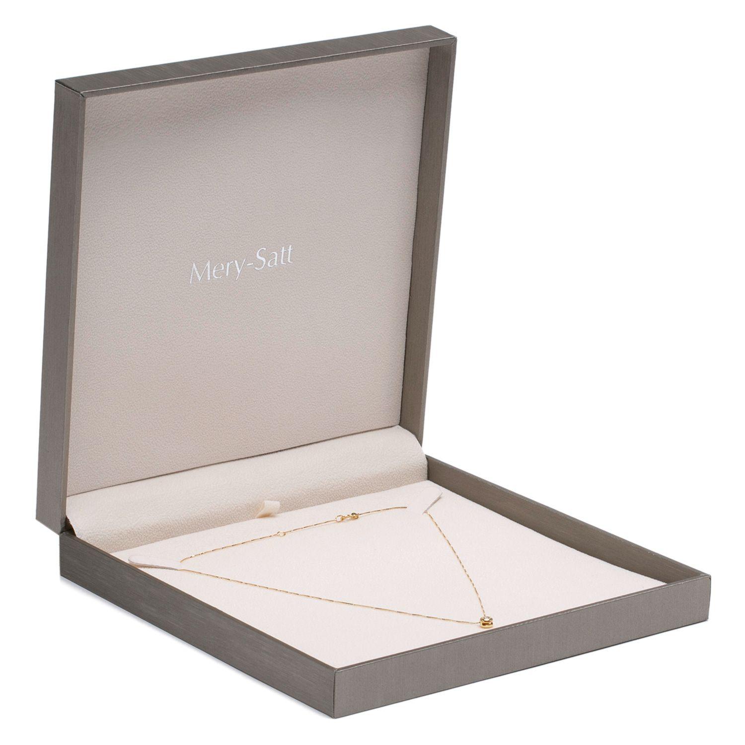 Collar Oro Amarillo 18K Punto De Luz Diamante Bisel 0,05Ct-1