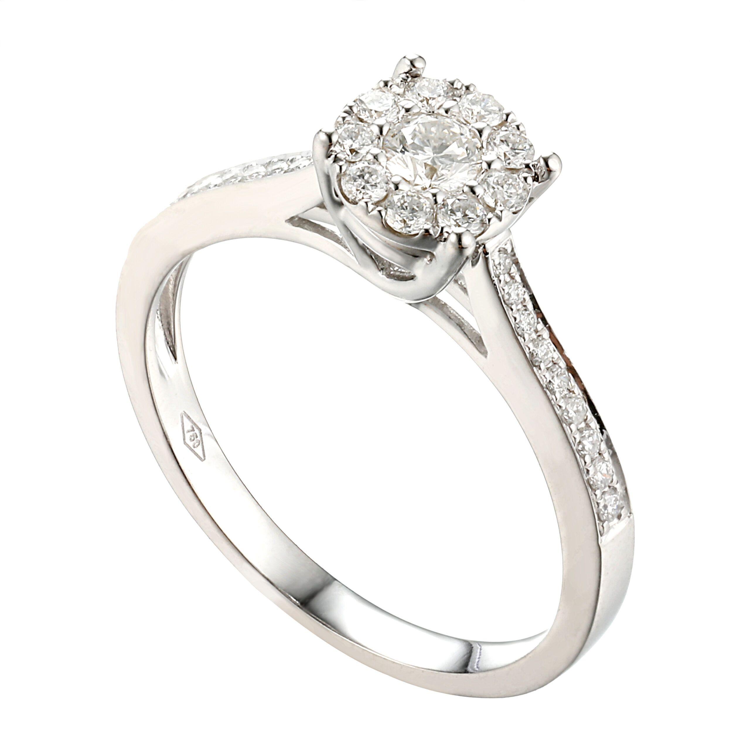 Anillo Ob Solitario Grifa  Sofia Y Btes En Cuerpo #14-0