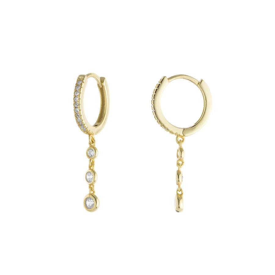 Argollita Vermeil Cz Y Triple Cz 12Mm-0