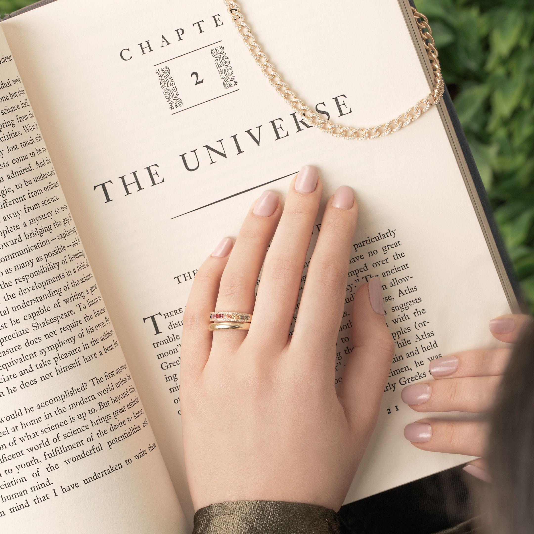Anillo Zafiros Naturales Y Brillantes #14-1
