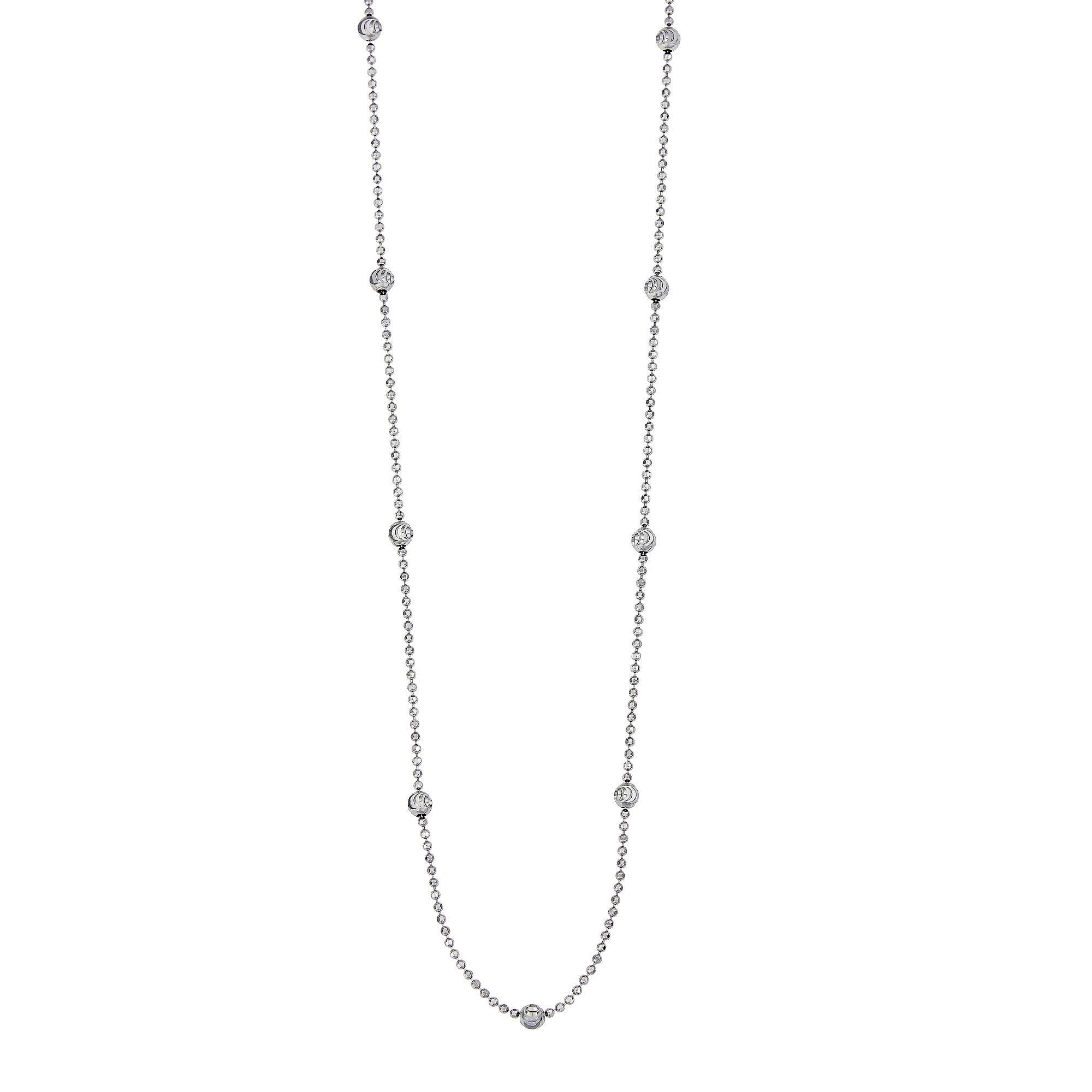 Collar De Plata Diamantesa-0