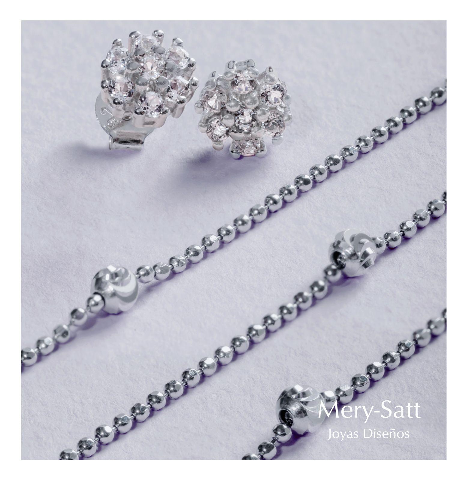 Collar De Plata Diamantesa-1