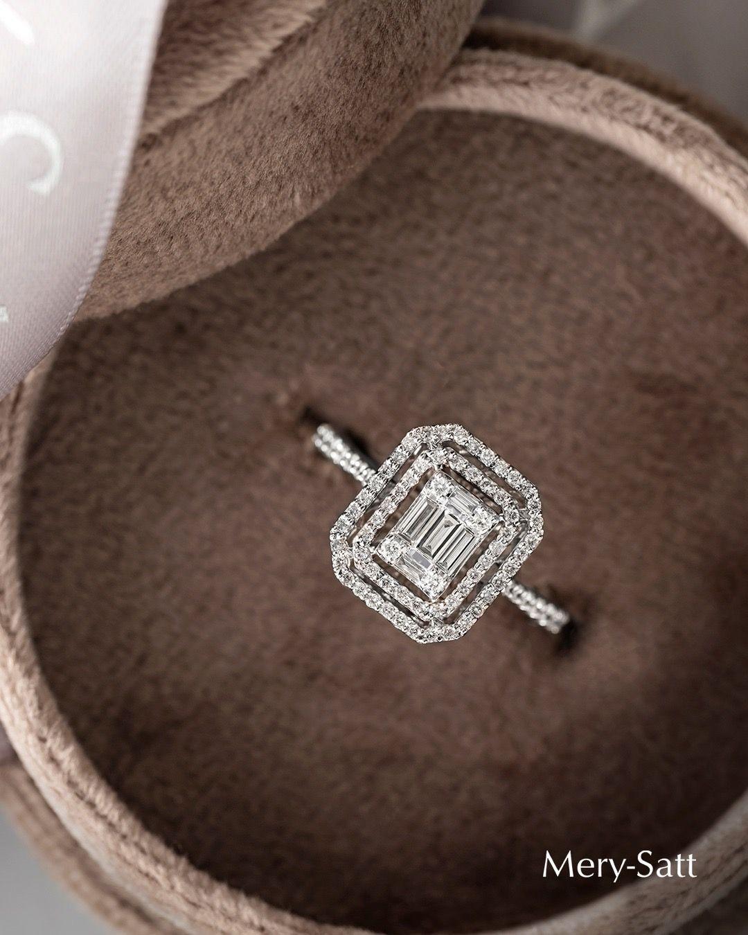 Anillo Oro Blanco 18K Le Bleuet-0